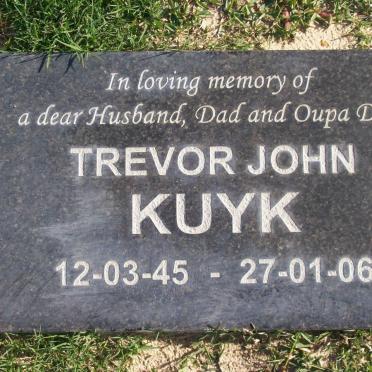 KUYK Trevor John 1945-2006