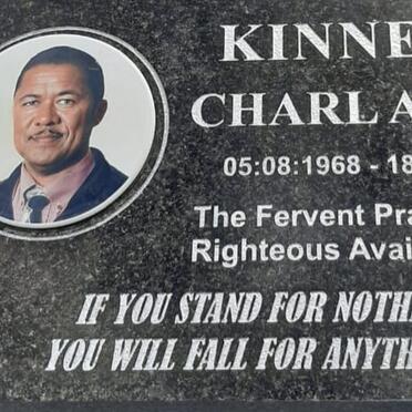 KINNEAR Charl Adam 1958-2020