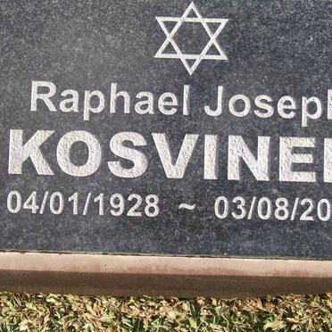 KOSVINER Raphael Joseph 1928-2007
