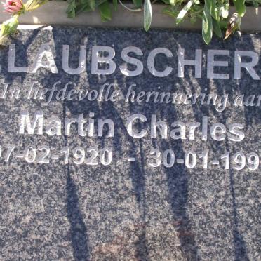 LAUBSCHER Martin Charles 1920-1998