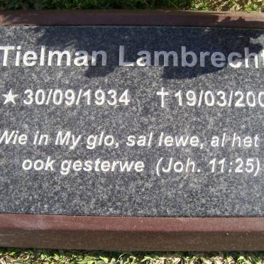 LAMBRECHTS Tielman 1934-2007