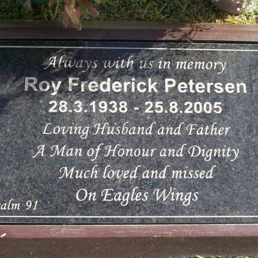 PETERSEN Roy Frederick 1938-2005