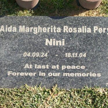 PERY Aida Margherita Rosalia 1924-2004