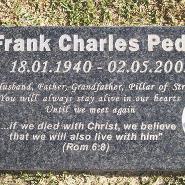 PEDRO Frank Charles 1940-2005