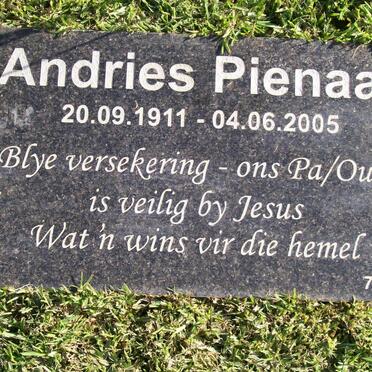 PIENAAR Andries 1911-2005