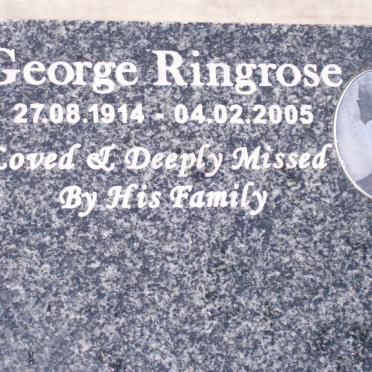 RINGROSE George 1914-2005
