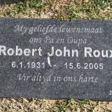 ROUX Robert John 1931-2005