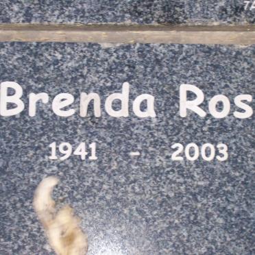 ROSS Brenda 1941-2003