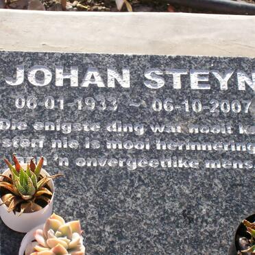STEYN Johan 1933-2007