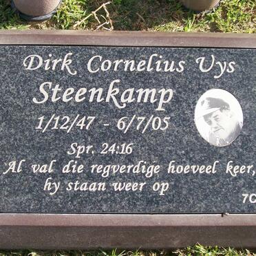 STEENKAMP Dirk Cornelius Uys 1947-2005
