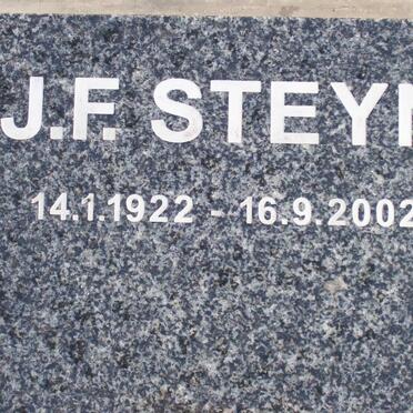 STEYN J.F. 1922-2002