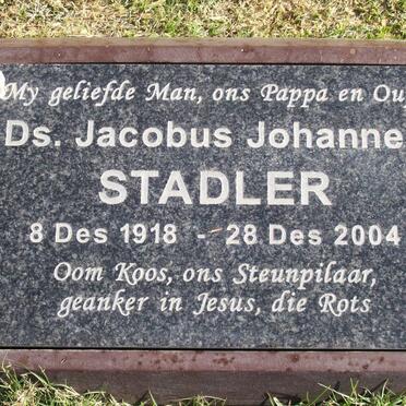 STADLER Jacobus Johannes 1918-2004