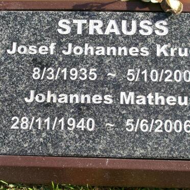 STRAUSS Josef Johannes Kruger 1935-2007