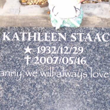 STAACK Kathleen 1932-2007