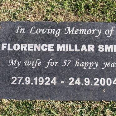 SMITH Florence Millar 1924-2004