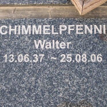 SCHIMMELPFENNIG Walter 1937-2006
