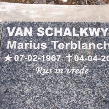 SCHALWYK Marius Terblanche, van 1967-2007