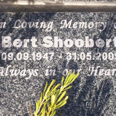 SHOOBERT Bert 1947-2005