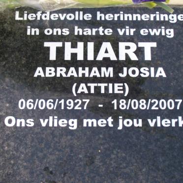 THIART Abraham Josia 1927-2007