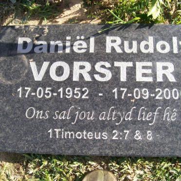 VORSTER Daniel Rudolf 1952-2006