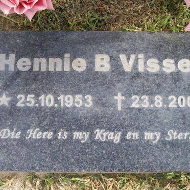VISSER Hennie B. 1953-2005