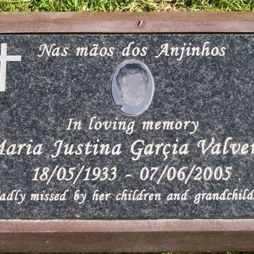 VALVERDE Maria Justina Garcia 1933-2005