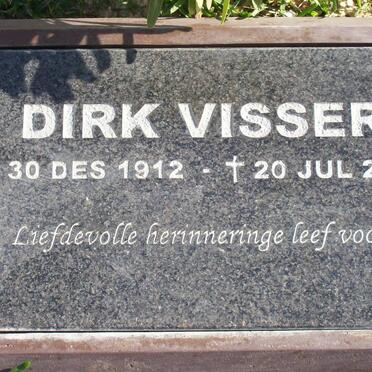 VISSER Dirk 1912-2006