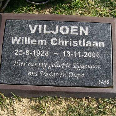 VILJOEN Willem Christiaan 1928-2006