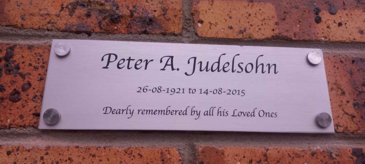 JUDELSOHN Peter A. 1921-2015