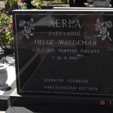 AERLA Helge Waldemar 1928-1990