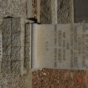 ALBERT Wilhelm 1886-1985 &amp; Johanna Margarethe 1892-1990