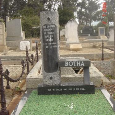 BOTHA Ralph Henry 1948-1991