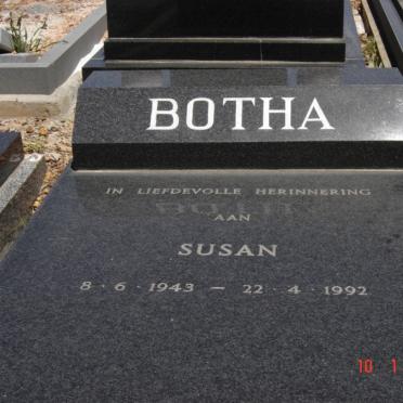 BOTHA Susan 1943-1992