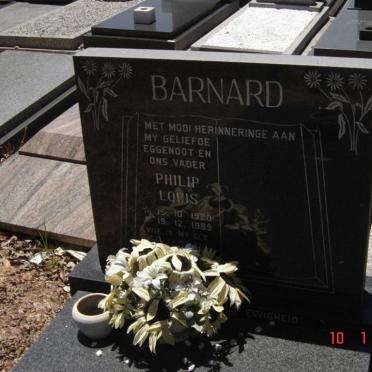 BARNARD Philip Louis 1920-1989