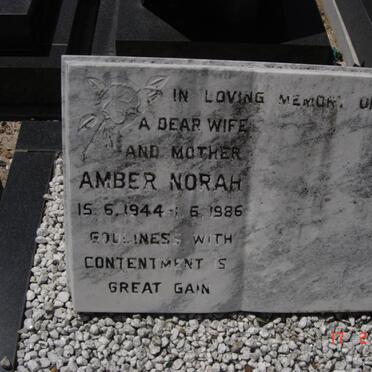 BARNARD Amber Norah 1944-1986