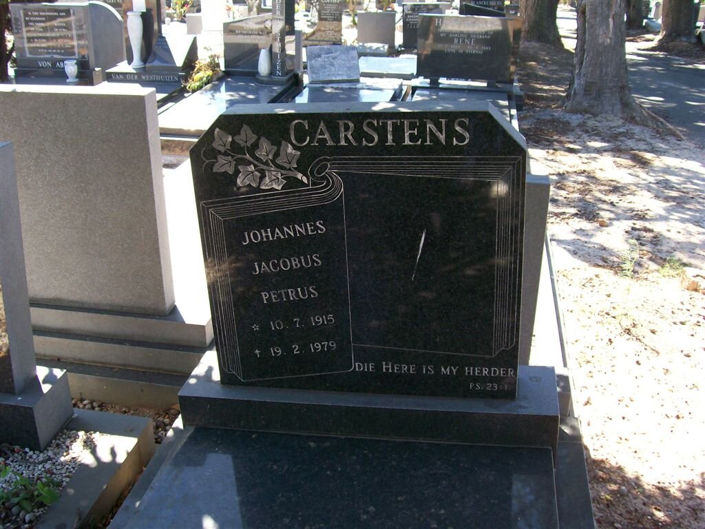 CARSTENS Johannes Jacobus Petrus 1915-1979