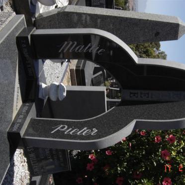 COETZEE Pieter 1924-2004 &amp; Mattie 1925-1985