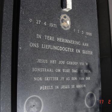 COMBRINK Hanlie 1971-1988