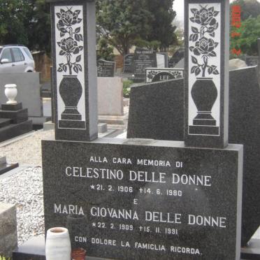 DELLE DONNE Celestina 1906-1980 &amp; Maria Giovanna 1909-1991