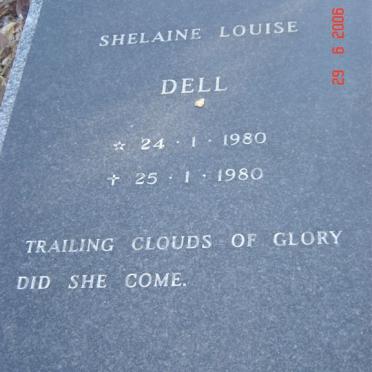 DELL Shelaine Louise 1980-1980