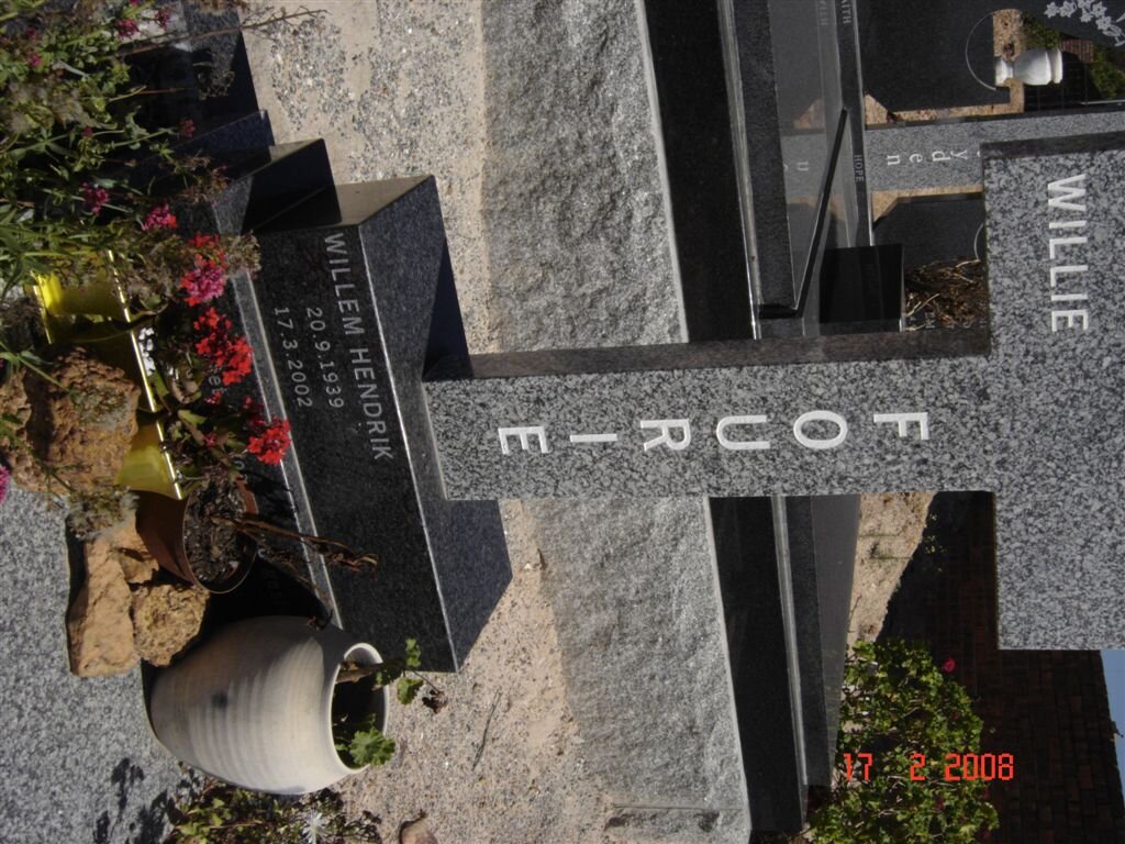 FOURIE Willem Hendrik 1939-2002