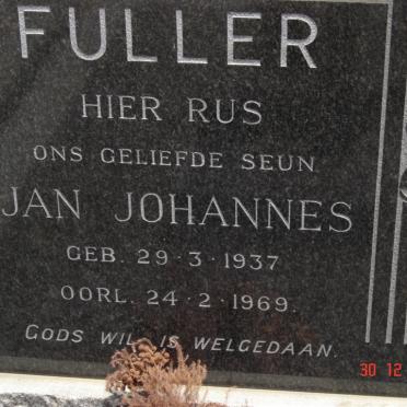 FULLER Jan Johannes 1937-1969