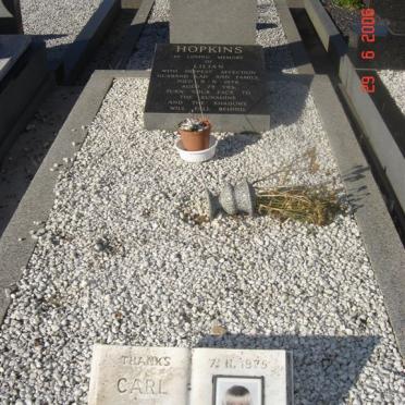 HOPKINS Lilian -1978 :: HOPKINS Carl 1975-1979