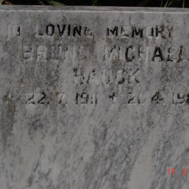 HAUCK Bruno Michael 1911-1986
