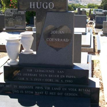 HUGO Johan Coenraad 1959-1980
