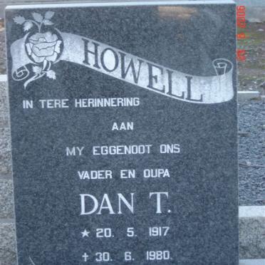 HOWELL Dan T. 1917-1980
