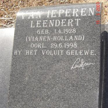 IEPEREN Leendert, van 1928-1998