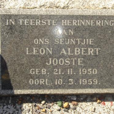 JOOSTE Leon Albert 1950-1959