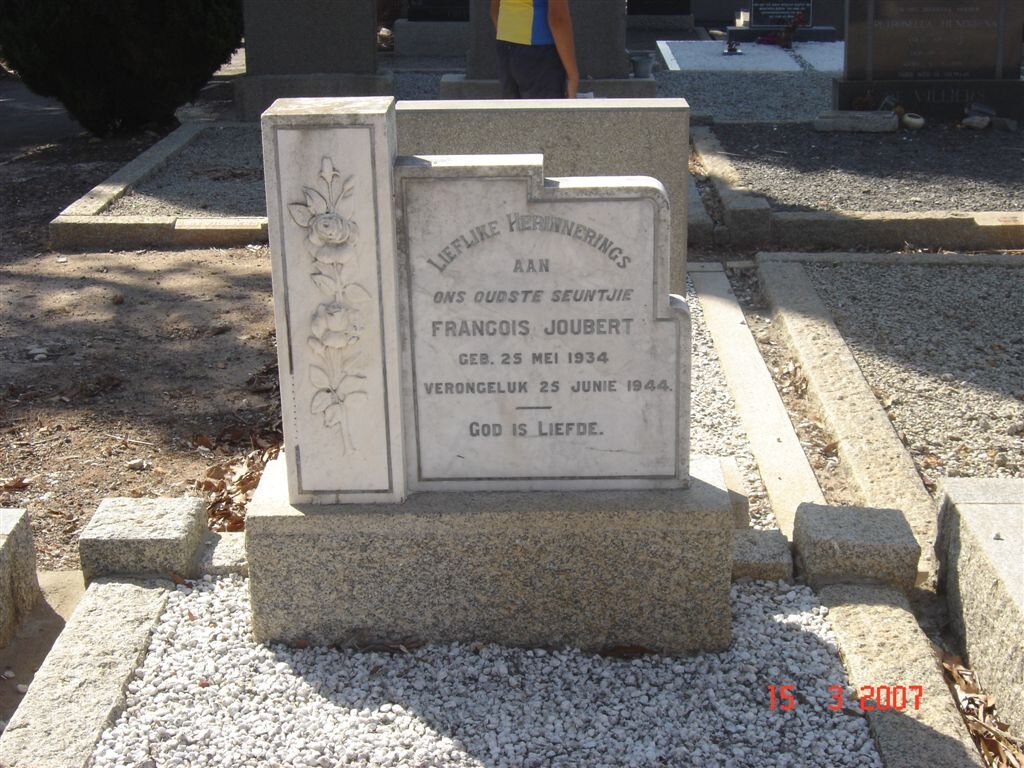 JOUBERT Francois 1934-1944