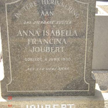JOUBERT Anna Isabella Francina -1950